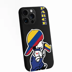 Colombia Parce Phone Cases for iPhone & Samsung Soccer Logo Design Personalized Protective Cover for Fans Ideal for Everyday Use