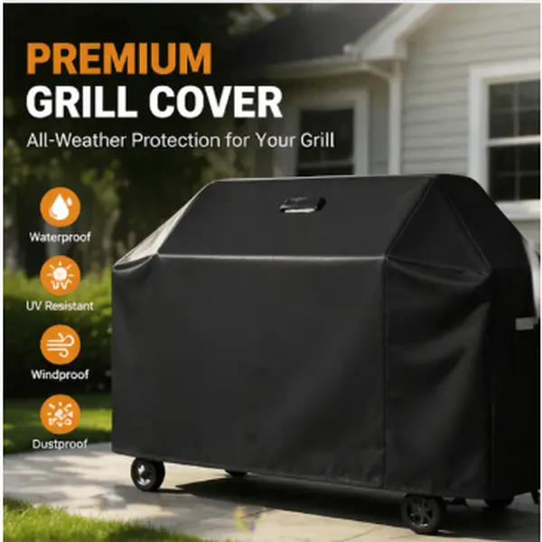 BBQ Gas Grill Cover 57 Inch Barbecue Waterproof Outdoor Heavy Duty Protection