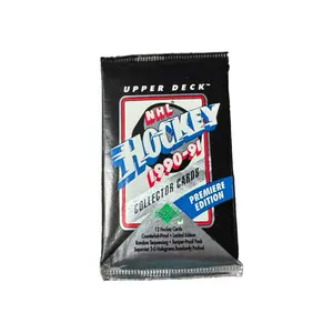 1990-91 Upper Deck NHL Hockey Pack - Single Pack - 12 Cards per pack - Look for superstar 3-D Holograms
