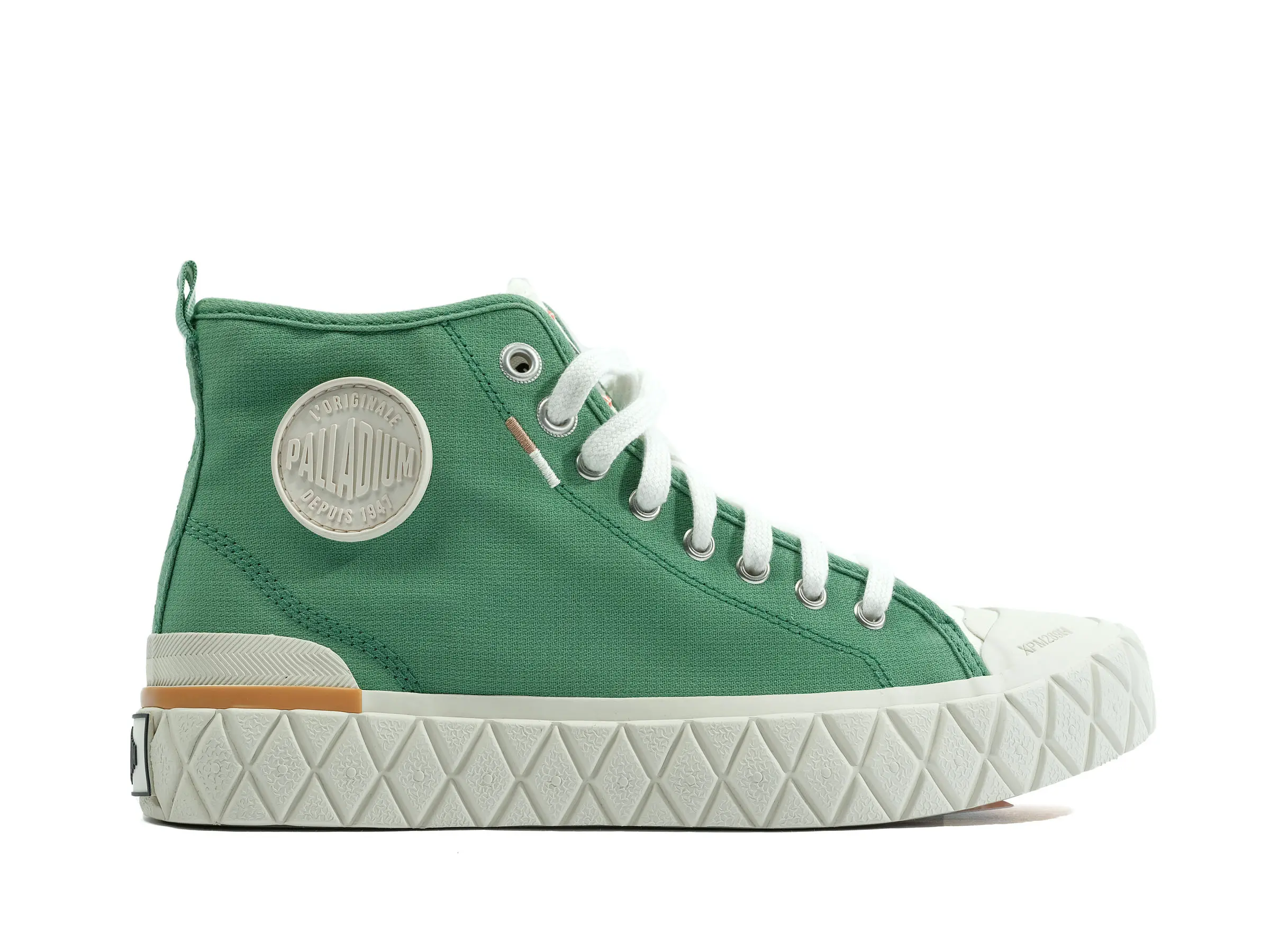 Palla Ace Chukka Organic - Vintage Green, Casual High-Top Sneakers