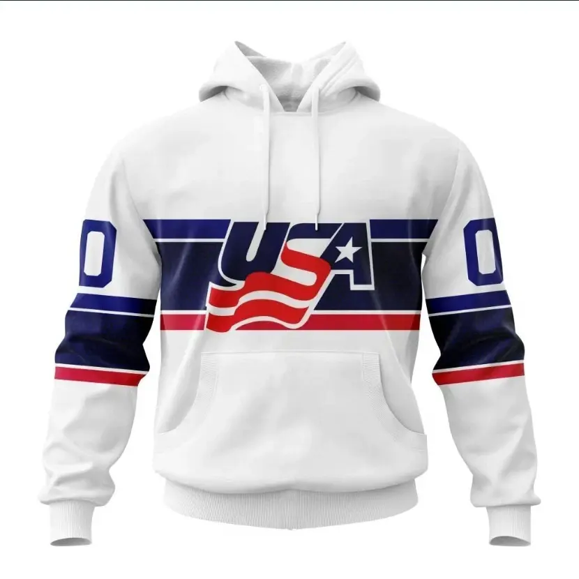 USA Hockey Home  Hoodie Christmas Gift Full Size