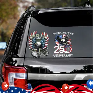 5/10PCS America's 250th Anniversary Car Decal Sticker, Eagle with American Flag Vinyl Decal for Cars, Trucks, Windows