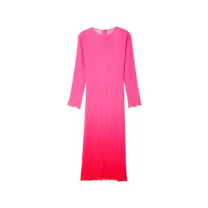 NEVER FULLY DRESSED GAIA GRADIENT PLISSE DRESS