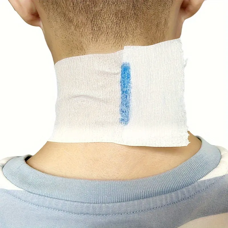 2pcs Disposable Barber Neck Strips Hairdressing Stretchy Neck Paper Wrap Barber Accessories for Salon Barber Shop Hair Cutting Styling Tools