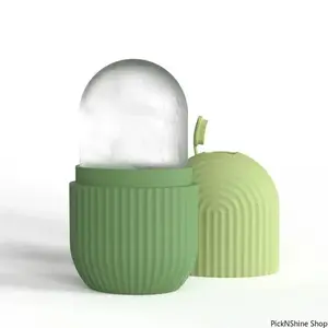 Reusable Leakproof Ice Roller For Face And Eye Puffiness Facial Contouring Massager Ice Cube Mold Skin Care Tool For Enhancing Glow And Daily Facial Beauty Routines