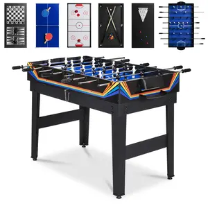 Best Choice Products 2x4ft 10-in-1 Combo Game Table Set w/ Hockey, Foosball, Pool, Shuffleboard, Ping Pong