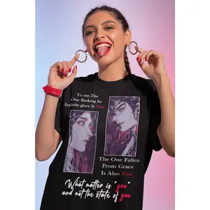 Unisex Heaven Official's Blessing Anime T-Shirt, Tian Guan Ci Fu Xie Lian, Hua Cheng Shirt