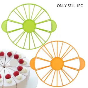 10/12 Slices Cake Equal Portion Cutter Round Bread Cake Mousse Divider Slice Marker Baking For Household Kitchen Utensils