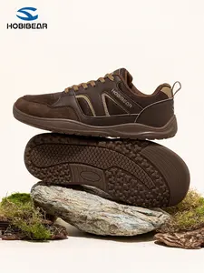 HOBIBEAR Wide Head Shoes Spring Autumn Lightweight Hiking Casual Shoes, Unisex Laced Design, Laced Structure, Comfortable Daily Commute Footwear, Lightweight Outdoor Shoes