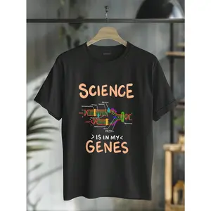 100% Cotton Science Is In My Genes Funny Genetics T-Shirt