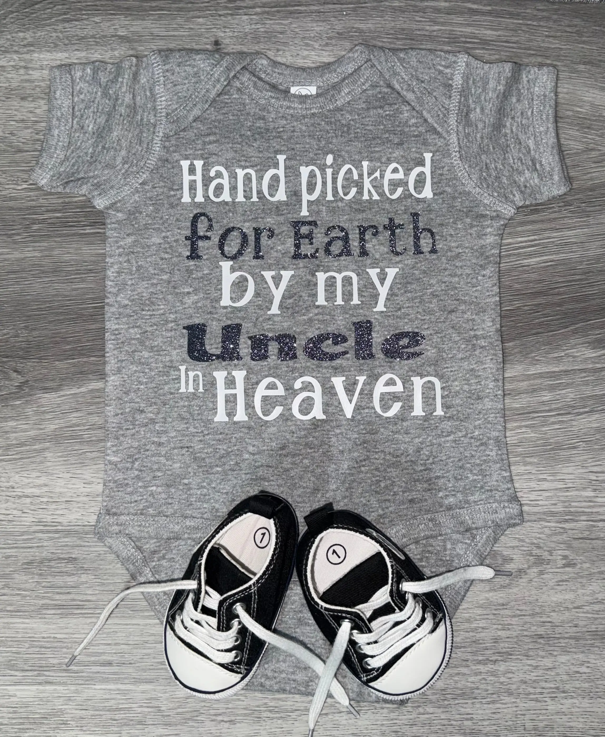 Hand Picked For Earth By My Uncle In Heaven Bodysuit