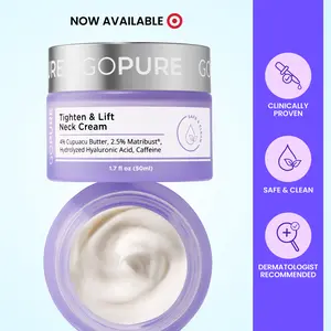 GOPURE Neck Cream Tighten & Lift Firming Cream for Crepey Skin