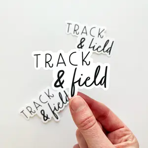 Track and Field Sticker