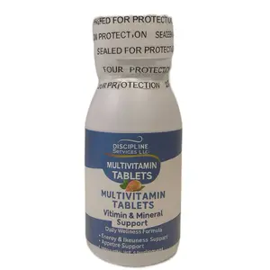 Discipline Services LLC Multivitamin Tablets Vitamin & Mineral Support Daily Wellness Formula Energy & Healthiness Support Appetite Support Fitness Endurance Supplement