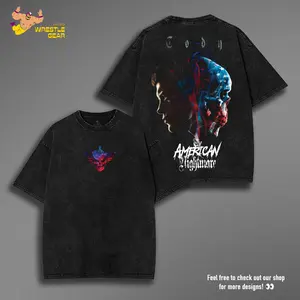 VINTAGE TEE | Cody Rhodes WASH TShirt, Wrestler Shirt, WWE Shirt, Unisex T-Shirt, men gifts Menswear Underwear Classic Cotton Top Prints Streetwear