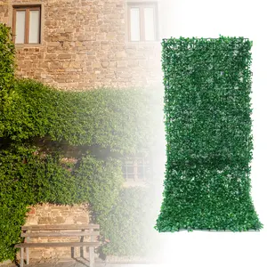 120 Pack Artificial Ivy Privacy Fence Outdoor Decor Realistic Green Leaf Hedge Panel Screen for Garden Yard Wall Patio Cover Modern Decor