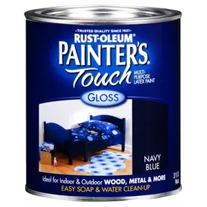 Rustoleum 1 Quart Navy Blue Painters Touch Multi-Purpose Paint 1922-502