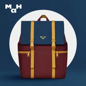 MAH 3153 British Style school bag fashion trend bag waterproof backpack 14 inch laptop for university and college students