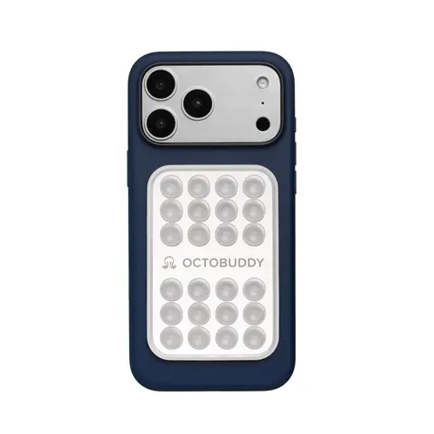 OCTOBUDDY Original Durable Adhesive Mirror Stick-On Phone Holder - Stable Grip, Universal Fit for Most Smartphones & Cellphones, Mobile Accessory with Stand, Hands-Free Gear for Content Creators, Phone Accessories