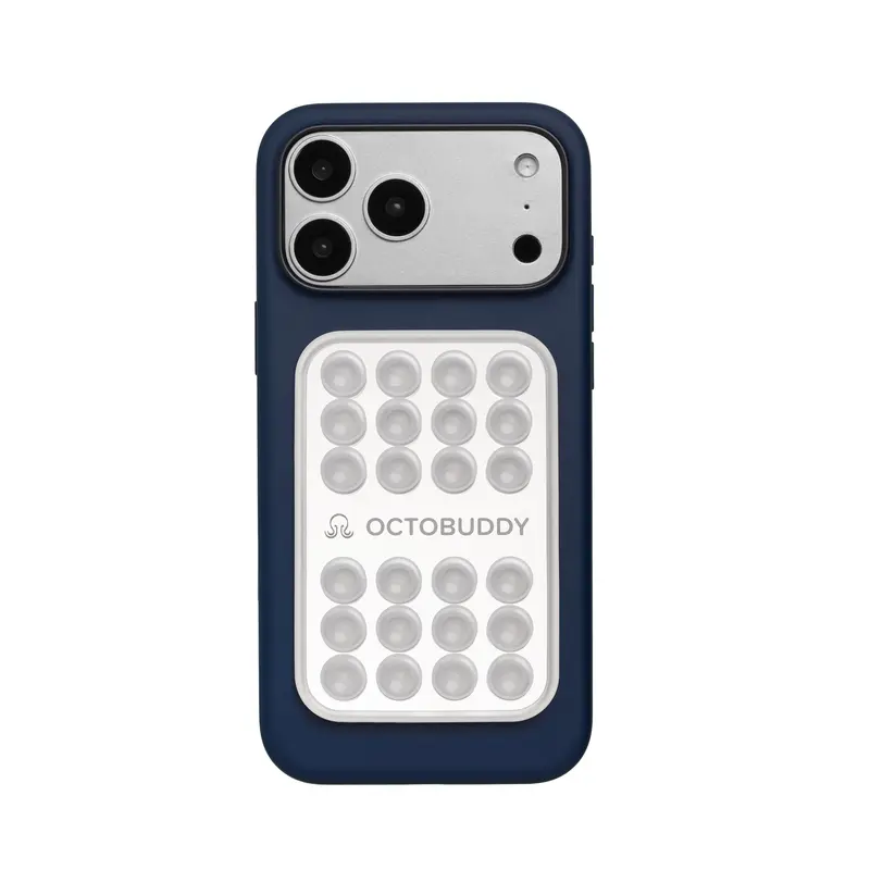 OCTOBUDDY Original Durable Adhesive Mirror Stick-On Phone Holder - Stable Grip, Universal Fit for Most Smartphones & Cellphones, Mobile Accessory with Stand, Hands-Free Gear for Content Creators, Phone Accessories