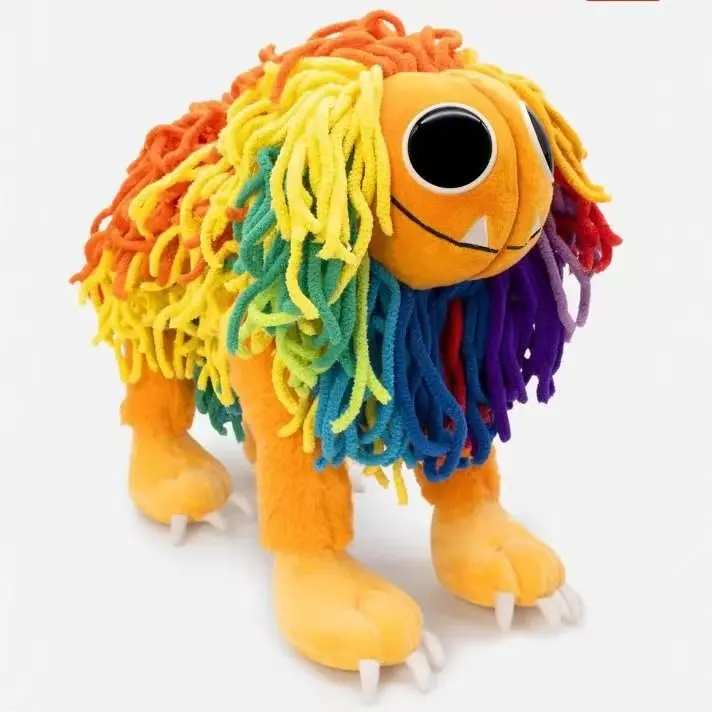 25cm Rainbow Monster Plush  Soft Stuffed Animal Doll For Kids Fans Birthday Gift pip poopsie surprise