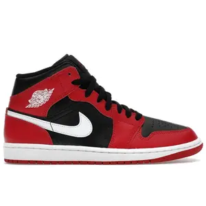Jordan Men's 1 Mid Gym Red Black White (2024), from StockX