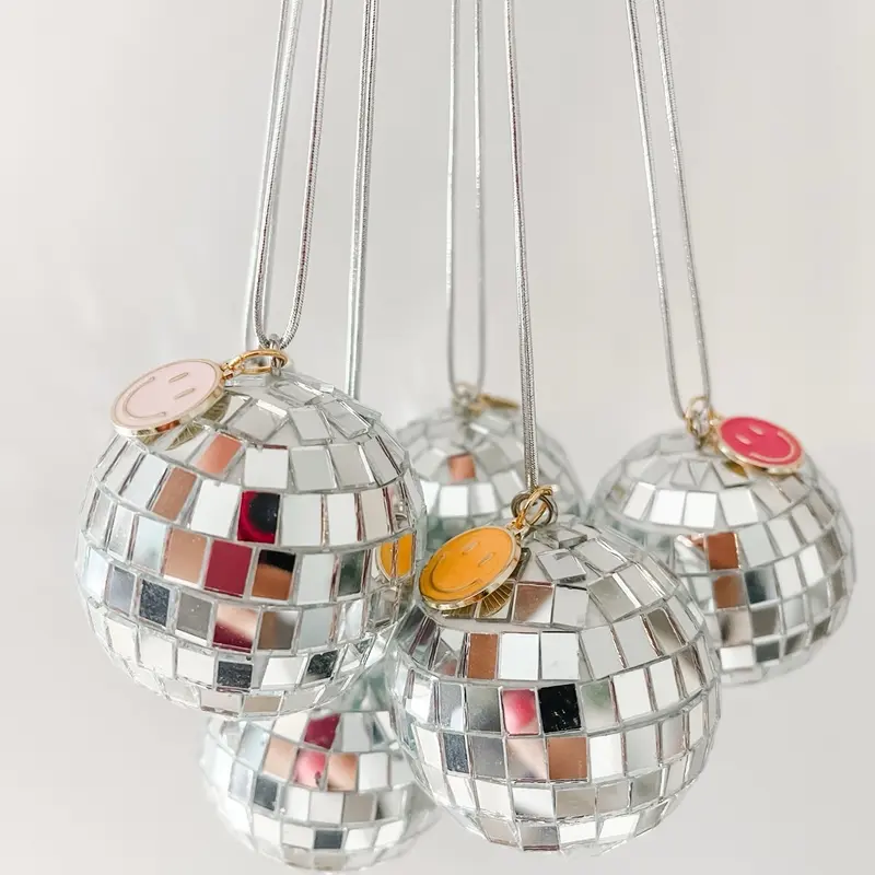 Disco Ball Car Charm - Cute Car Accessories with Colorful Reflections, Fun Design for Girls, Perfect for Party and Daily Routine
