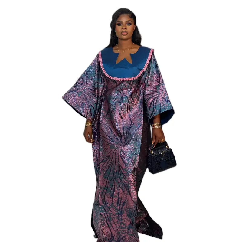 white christmas dresses Aduke – Aso Oke Bubu Maxi Kaftan – Luxury African Gown – NIKDIVA FASHION