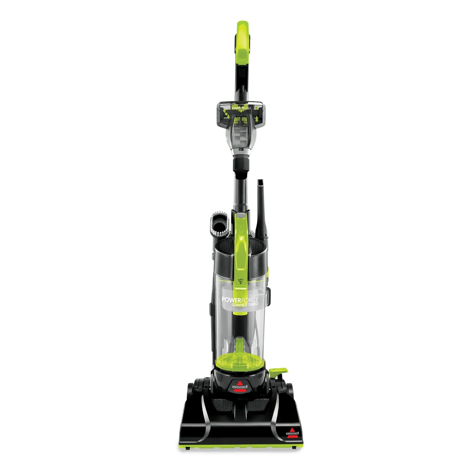 Compact Bagless Upright Vacuum Cleaner with Powerful Suction, Lightweight Turbo Carpet Sweeper, High Reach Wand & Easy Empty Dirt Tank for Pet Hair & Home Cleaning
