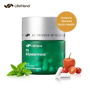 Lifefriend Brain Focus Supplement – Fight Brain Fog & Stress with PhosphatidylSerine, DHA & Ashwagandha – Memory Support, Mental Clarity & Calm Energy for Work/Study – Gluten-Free Vegan, 60 Capsules, SpringStatements