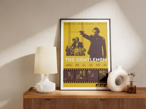 The Gentlemen Matte Vertical Posters Movie Art Decor, Vintage Film Prints, Home Theater Decor, Gift for Film Lovers, Wall Art