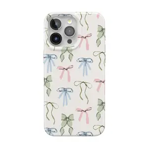 Casely iPhone 14 Pro Max Case | Whimsy Girlie | Pastel Bows | Compatible with MagSafe | Classic Ultra Thin Design