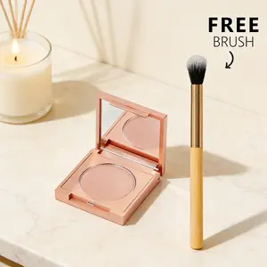 Colored Clay CC Under-Eye Corrector & Precision Brush Set – Smooth, Crease-Proof, Long-Wear Coverage for a Flawless Eye Look