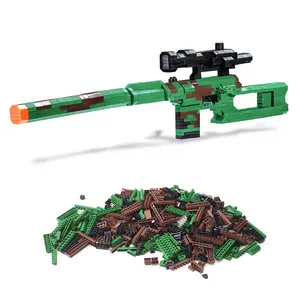 1:3 VSK-94 Mini Building Block Gun , DIY Model, Assembling Toys Set for Boys & Adults