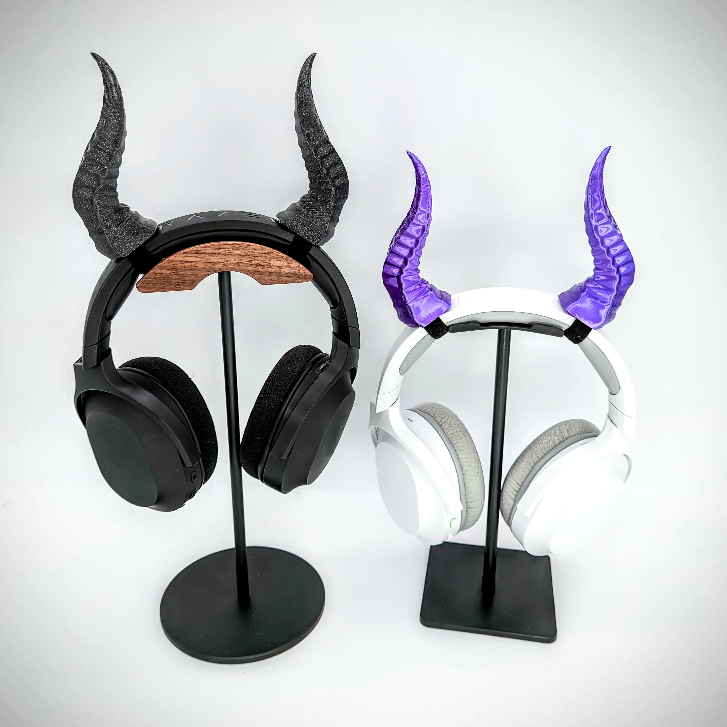 Spiky Horns Headphone Attachment | Cosplay Devil Horns Headband Prop
