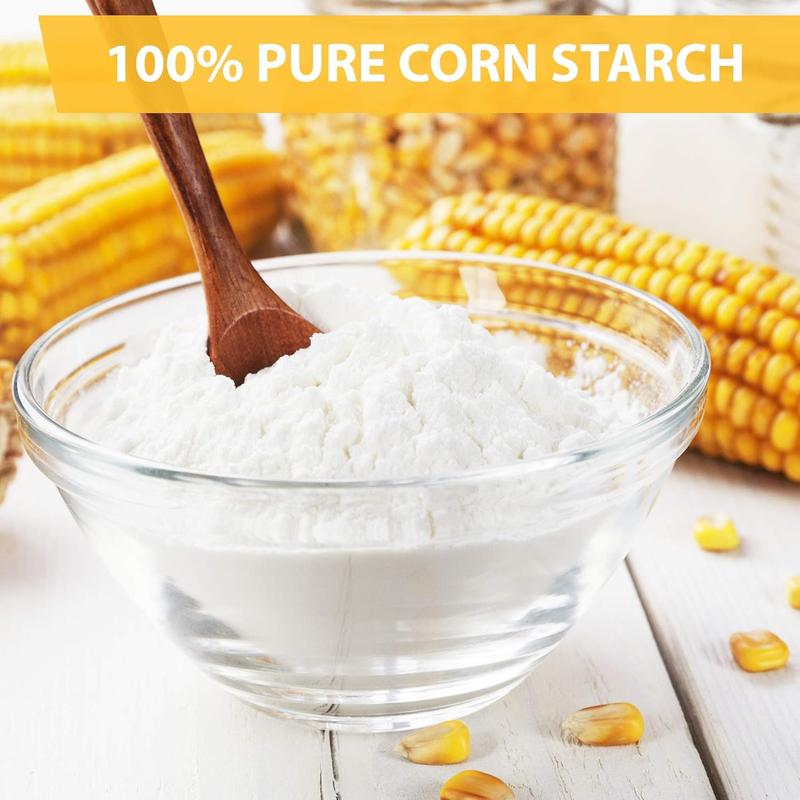 100% Pure Corn Starch |17.63oz Airtight Container | All Natural Thickener for Soups, Stews, Gravy, Baking Pies, Puddings & Cakes | Gluten-Free, Non-GMO, Vegan, Kosher, Food-Grade
