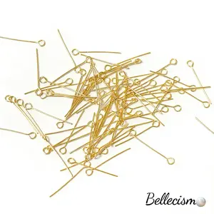 【Alfileres】100 piezas/25mm/bronce