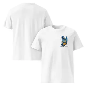MIRAGE STUDIO - Burning Butterfly - Men's Regular Fit - Daily Fashion T-shirt- Fabric Cotton