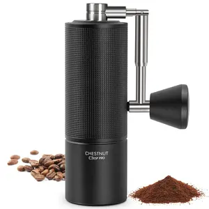 TIMEMORE Chestnut C3 Esp Pro Manual Coffee Grinder, Stainless Steel S2c Conical Blade, Foldable Handle, Adjustable Grind Settings