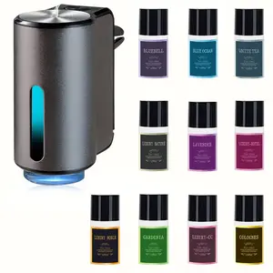 Smart Car Aroma Diffuser Set with Essential Oil Spray, Keep Your Car Smelling Fresh, Compact Plastic Design for Easy Use, Aromatherapy Diffuser, Car Interior Diffusers, Car Air Diffuser, Waterless Car Diffuser