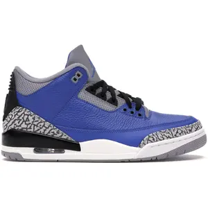 Jordan 3 Retro Varsity Royal Cement Brand New 8m/9.5w