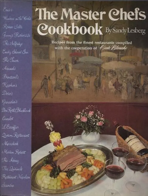 USED-Master Chef's Cookbook by Sandy Lesberg (Hardcover)
