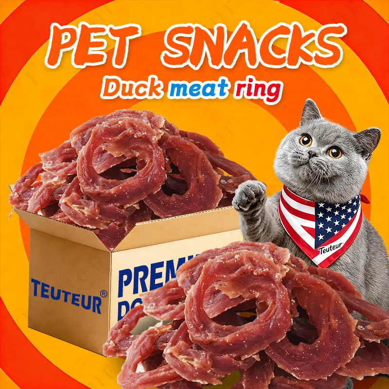 Natural Duck Wrapped Rawhide Cat Chews for Small Medium Cats, Long Lasting Chew Snacks for Kitten Training Rewards, High Protein Pet Treats for Indoor Cats, Durable Chewing Treats, Grain Free Cat Snacks, Easy to Enjoy Daily Cat Rewards