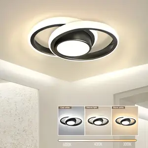Modern Simple LED Ceiling Light, Adjustable Color Temperature 3000k/4000k/6000k, Energy Saving, Easy Installation, Ideal Home Decor Choice