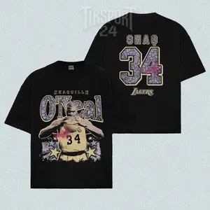 Shaquille O'Neal 34 Shirt Cotton, Shaq Fans, The Diesel Shirt, Shaq Daddy Fans, Big Aristotle Fans, Shaq Nation Fans, Basketball Shirt, Game Day Fit