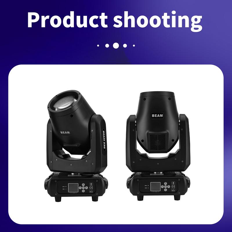 PAIDUN 230W 7R Beam Moving Head Stage Light DMX512 Gobo Rainbow Effect DJ Disco Bar Club Party Wedding