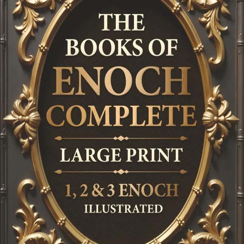 The Books of Enoch Complete LARGE PRINT (Illustrated): 1, 2 & 3 Enoch With Authentic Illustrations, Insightful Introductions and Commentary