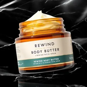 Pursuit By Brittany Ashley Rewind Body Butter- Rewind Facial Serum infused- Dark Spot Remover- Extreme Hydration