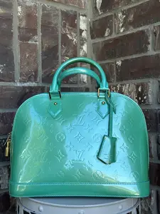 Pre-owned Louis Vuitton Vernis Leather Tote Bags Alma Handbag Monogram Vernis PM 83726
