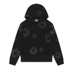 Denim Tears Mono Cotton Wreath Hoodie 'Black'